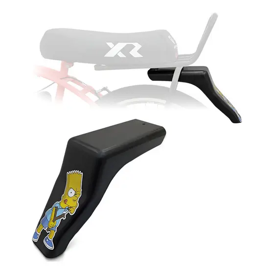 Mini Paralama Traseiro Para Banco De Mobilete Xr Caloi Bikelete