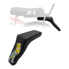 Mini Paralama Traseiro Para Banco De Mobilete Xr Caloi Bikelete