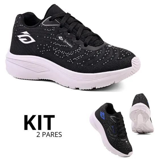 Kt 1 Par e 2 Pares Tenis Infantil Menino Menina Passeio