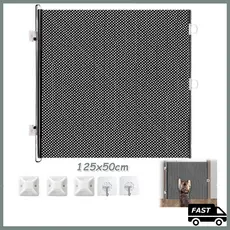 Portão Grade Retrátil Ajustável Extensível 50x125cm Infantil Bebês Pet Cachorros Caes Crianças