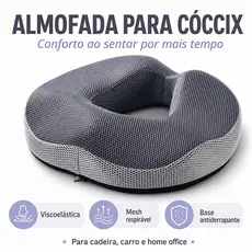 Almofada Ortopédica Anatômica Para Cóccix Hemorroidas Cadeira Gamer Home Office