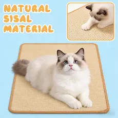 Arranhador multifuncional de sisal, com velcro e catnip, tamanho L, oferta especial