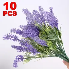 Kit 10 Ramos Flores Lavanda Para Arranjos Artificiais Buquê Decoração