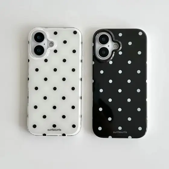 Capinha Minimalista De Bolinhas Para Samsung Galaxy A03 A06 A10s A13 A14 A15 A17 A07 A20 A23 A32 A50 A51 A56 A71 A72 S20