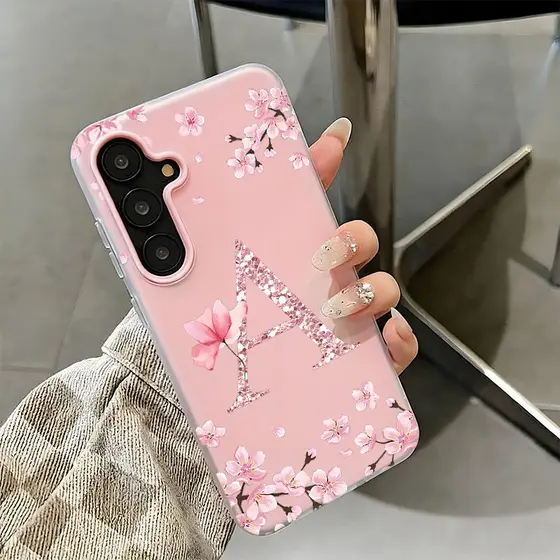 Personalização de 26 Letras Capa Para Samsung galaxy A17 Ideal Como Capinha para Presente