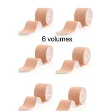 KIT 6 Pcs Sutiã Rolo Adesivo Levanta Peito Seio Fita Boob Up Invisível-GUI ANA