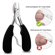 Alicate Cortador de Unhas Aço GUI ANA - KIT 1/2/3 PCS Grande para Casa e Profissional