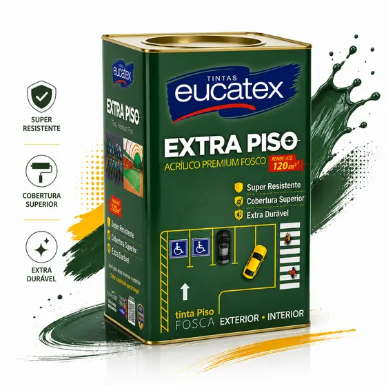 EUCATEX EXTRA PISO 18 LITROS PREMIUM
