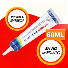 Cola Forte para Reparo de Sapatos 60ml - Cola Flexível e Transparente para Materiais Plásticos, Cola para Sapatos