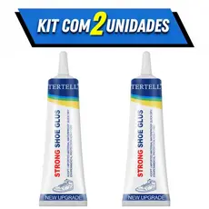 Kit 2 peças Cola Transparente Para Reparo De Sapatos – Adesivo À Prova D'água Fixação De Solas , Saltos E Bolsas (60ml)