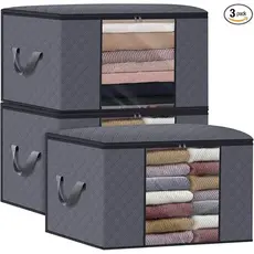 Caixa Saco Organizador Cobertor Casaco Guarda Roupa Ecológico Anti Poeira Umidade Insetos Multiuso Home Organizers