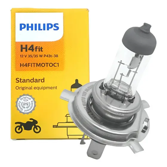 Lâmpada Farol H4 35/35w Philips Titan 125 150 160 Original