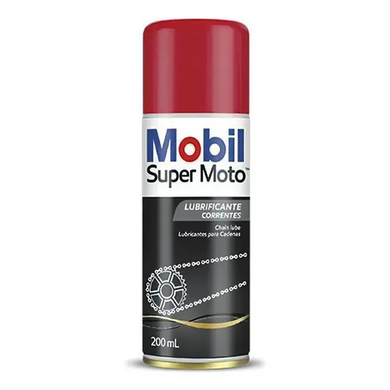 Graxa Lubrificante Para Correntes Chain Lub Mobil Super Moto 200mL - Mobil