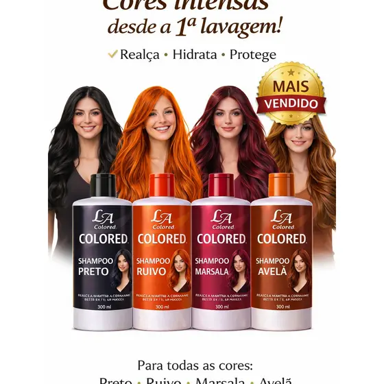Shampoo tonalizante escurecedor de cabelos e tonalizante realçando a cor  desejada, hidratante, fixador sem amônea