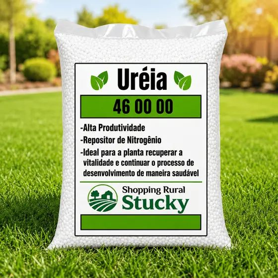Ureia Agrícola NPK 46-00-00 Alta Pureza  Adubo Fertilizante Nitrogênio Plantas Horta Jardim Gramado