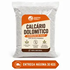 Calcário Dolomítico Agrícola PRNT 80% Corretivo de Solo Para Plantas – Rico em Cálcio e Magnésio – Hortas, Jardins, Vaso