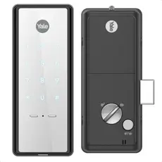 Fechadura Digital Yale Reflecta Sobrepor Espelhada Senha IP55 Externa Resistente Chuva Sol