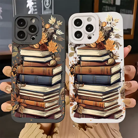 Bonito Livro Capinha Capa Para IPhone 11 12 13 14 15 16 17 7 8 X Xs XR Ar Plus Pro Max Normal De Cobertura Completa
