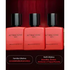 KIT 3 perfumes Atracion100ML masculino