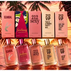 Kit 5 Perfumes Femininos 100ml Fragrâncias Variada
