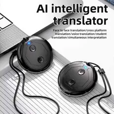 MINI Tradutor Portátil Bluetooth A1 14 idiomas multifuncional Live Reunioes Inteligência Artificial