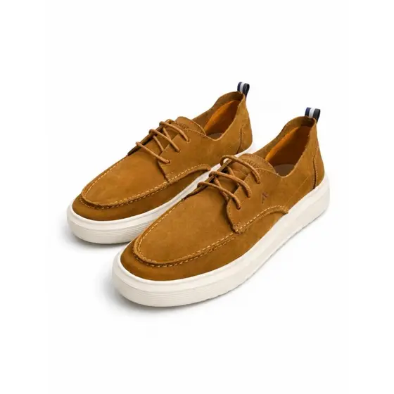Mocassim causal masculino couro Artémiis