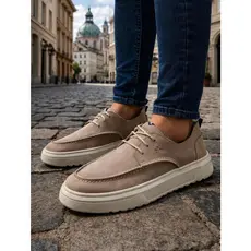Mocassim causal masculino couro Artémiis