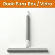 Rodo Box Banheiro Vidro Rodinho Silicone Limpa Janelas Espelhos E Pia Multiuso Premium Não Risca