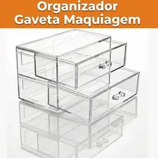 Organizador Caixa Gavetas Maquiagem Joias Multiuso Acrilico Premium Luxo Cosméticos