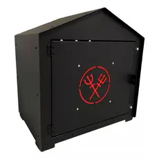Casinha Tronqueira 35x35x25 Casa Para Exu E Pomba Gira Com Tridente