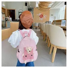 Mochila Infantil Ursinho 3D Feminina e Masculina – Mochila Escolar Pequena Bebê Infantil