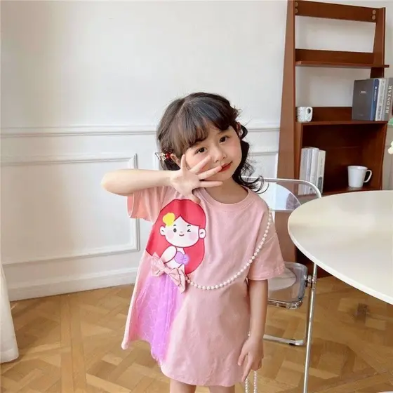 Vestido Infantil Princesas – Código 5245 2 anos ao 7 anos