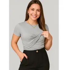 Blusa Amamentação Premium Camiseta T-shirt Blusinha Full