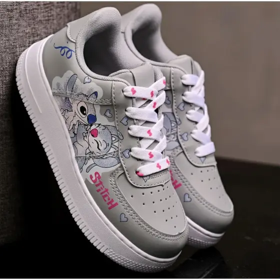 NovoTênis infantil Stitch Feminino Rosa/ Azul LANÇAMENTO
