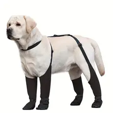 1 conjunto de botas de chuva para cães, botas impermeáveis para cães, botas para filhotes pequenos, cães médios e grande