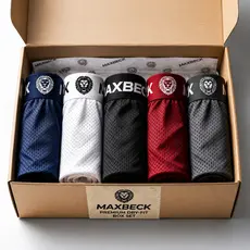 KIT Cuecas Boxer Dry Fit Maxbeck Forro Algodão Furadinha Premium
