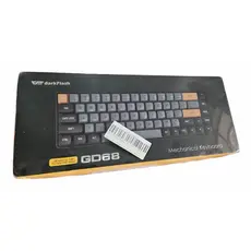 Teclado Dark Flash Gd68 Gamer Sem Fio Jasmine Color.