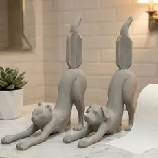 Lançamento Suporte Papel Higiênico de Gato / Cachorro - Decoração Banheiro Premium