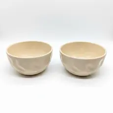 Kit 2 Bowl Duna Cerâmica Alto Brilho Moderno Orgânica 490ml - Para Café da Manhã Cereais e Sopas