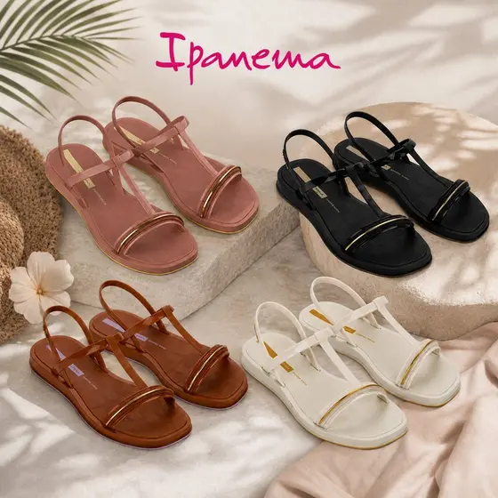 Sandália Feminina Ipanema Glow Conforto e Estilo – Original Grendene