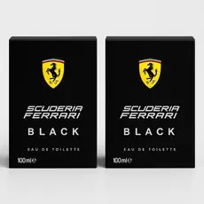 Kit De 1 Até 2 Perfumes Masculinos Ferrari Black 100ml | Importado com Alta Fixação e Longa Duração