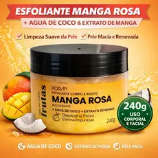 Esfoliante Corpo e Rosto 240g – Remove Células Mortas, Pele Macia e Hidratada
