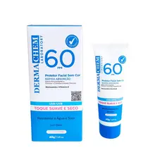 Protetor Solar FPS 60 Dermachem Toque Seco Oil Free Anti Oleosidade Niacinamida