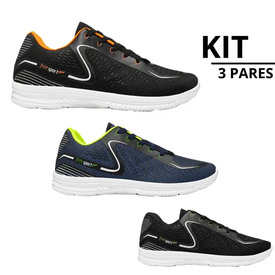 Kit Tenis Masculino Esportivo Corrida