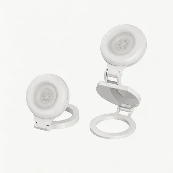 Ring Light Magnético com Espelho 📸 Luz LED Selfie Vídeo Maquiagem USB