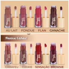FENZZA LIP TINT CHOCO FUN GLOSS LABIAL GANACHE AU LAIT FLAN FONDUE 20085 Rushed