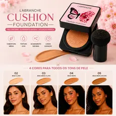 BB Cream Cushion Labranche Base Facial Maquiagem Leve Alta Cobertura Longa Duração