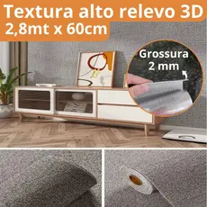 Painel de Linho Adesivo 2,8mx60cm Autocolante Alto Relevo Grosso Linho Papel de Parede Textura 3D Decoração Revestimento