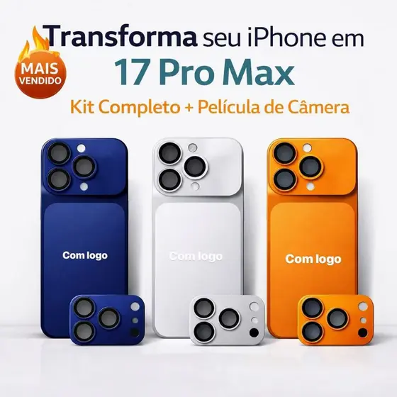 Película Filme Traseiro Transforma em iPhone17 Para iPhone 13/14/15/16 Pro/Pro Max+Película de Lente