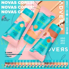 Base Líquida Matte Oil Free Vegana Adversa 25g